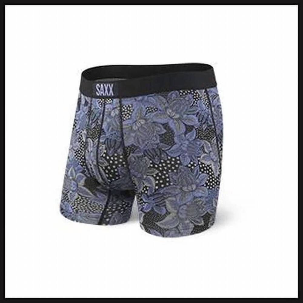 NEW SAXX men's ultra boxer brief in black ops flora